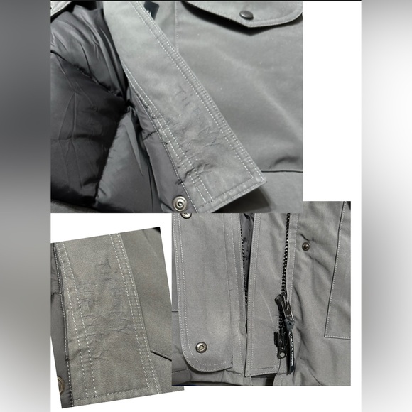 Canada Goose womens TRILLIUM Parka Down Coat GRAPHITE style 6650L size Small - Picture 9 of 16